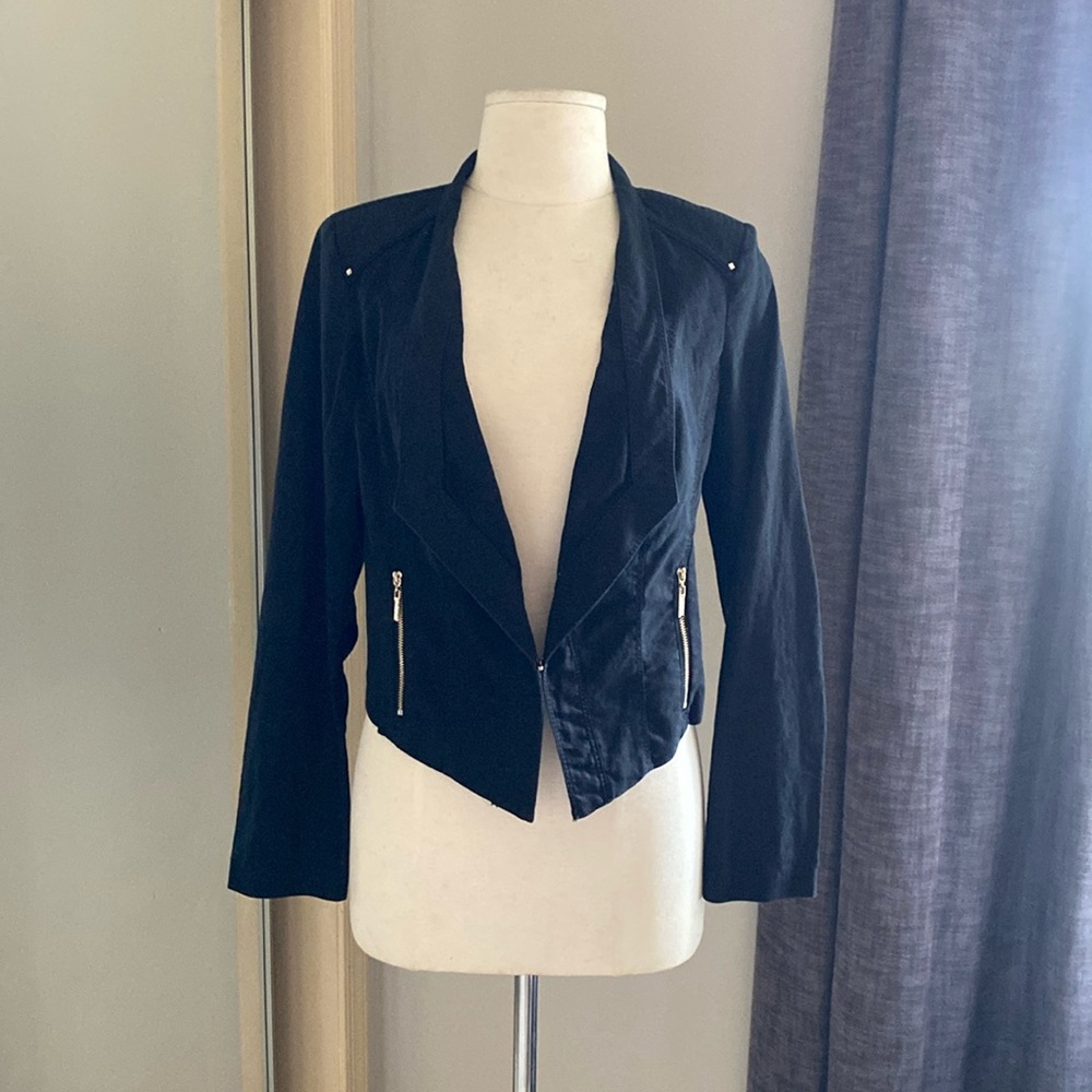 White House black market cropped jacket